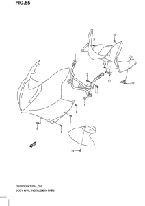 GS500 Body cwl installation parts