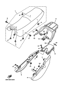 YBR125ED Пружина