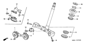 CB1300S (ABS) Траверса нижняя