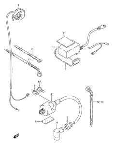 RM80 Cdi unit - ignition coil