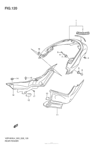 VZR1800Z Rear Fender (Vzr1800L4 E28)