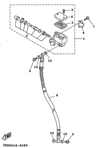 YW100 Главный тормозной цилиндр