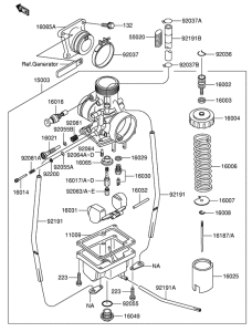RM65 Carburetor assy