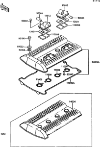 ZG1000 Крышка головки цилиндров
