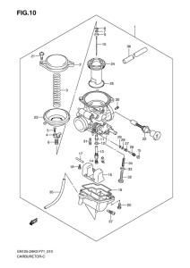 EN125 Carburetor assy