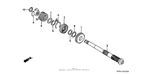XR70R Кик стартер