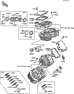 VN1500 Крышка головки цилиндров