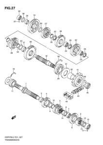 GSR750 (ABS) Трансмиссия
