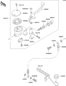 VN800 Главный тормозной цилиндр