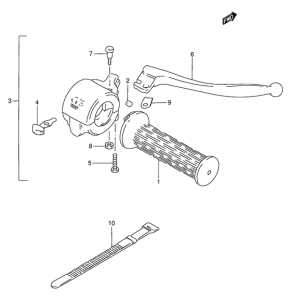 BX120 Rh handle switch