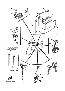ST225 Электрические детали