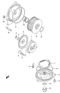 GZ250 Маслонасос