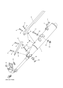 T135FI Выхлопная система