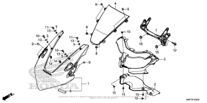 Верхний обтекатель