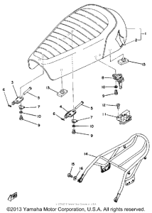 DT125C Сиденье