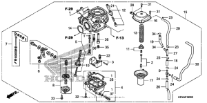 CMX250C Карбюратор