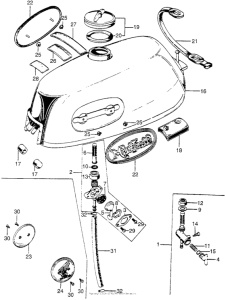 Z50A Топливный бак