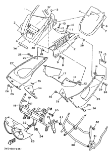 TDM850 Обтекатель 1