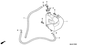 ST1100 (ABS/ TCS) Reserve tank