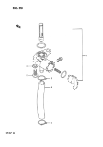 RM125 Топливный кран