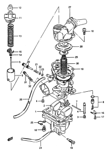 CP50 Carburetor assy
