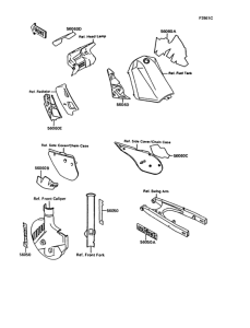 KMX125 Decals(ebony)(kmx125-b7)