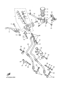 YZF600R Maitre-cylindre av