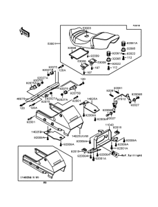 ZX900 Сиденье