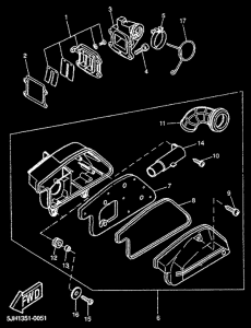 CW50RS Впускная система