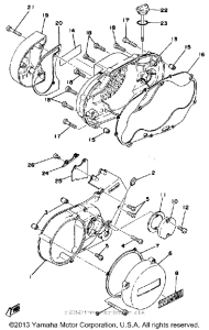 RD400E Боковые крышки