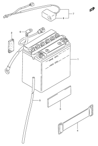 TU250 Аккумулятор