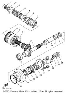 XV1100GC Промежуточный ведущий вал