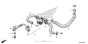 CBR600RR (ABS) Воздушный регулирующий клапан