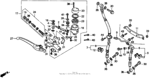 CBR900RR Fr. brake master cyl.
