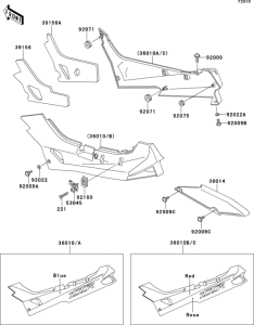 ZX500 Side cover / chain case(zx500-c1)