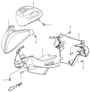 UX50 Рулевое покрытие