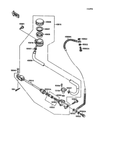 VN1500 Задний торм цилиндр