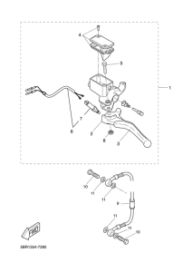 YQ50 Задний торм цилиндр