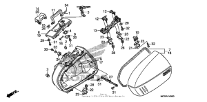 ST1300 Боковые кофры