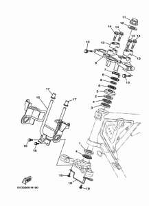 YBR125ED Управление