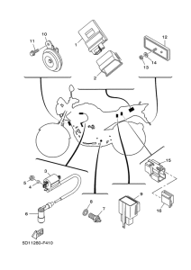 YBR250 Электрика 2
