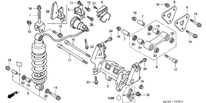 VFR800 (ABS) Rear cushion