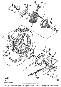XT600T Переднее колесо