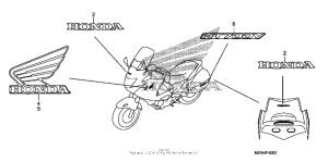 NT700V (ABS) Наклейки