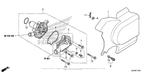 VT750C2B Водяной насос