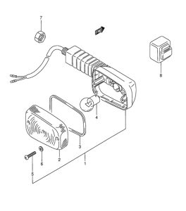 AE50 Rear turnsignal lamp