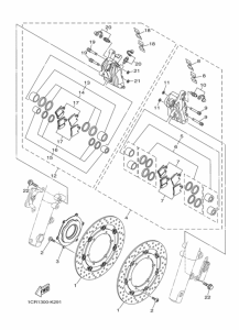 XV1900A Передний суппорт