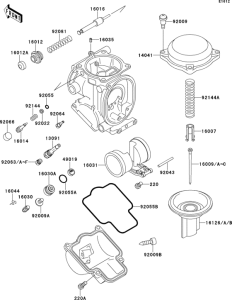 ZX750 Carburetor parts(1 / 2)