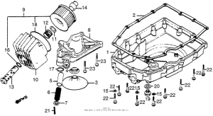 CB1000 Oil filter + oil pan