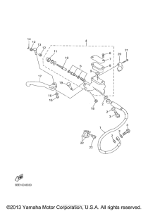 WR400FM Главный тормозной цилиндр